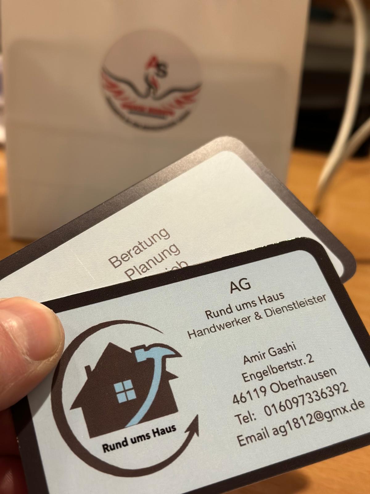 AG Rund ums Haus Visitenkarten