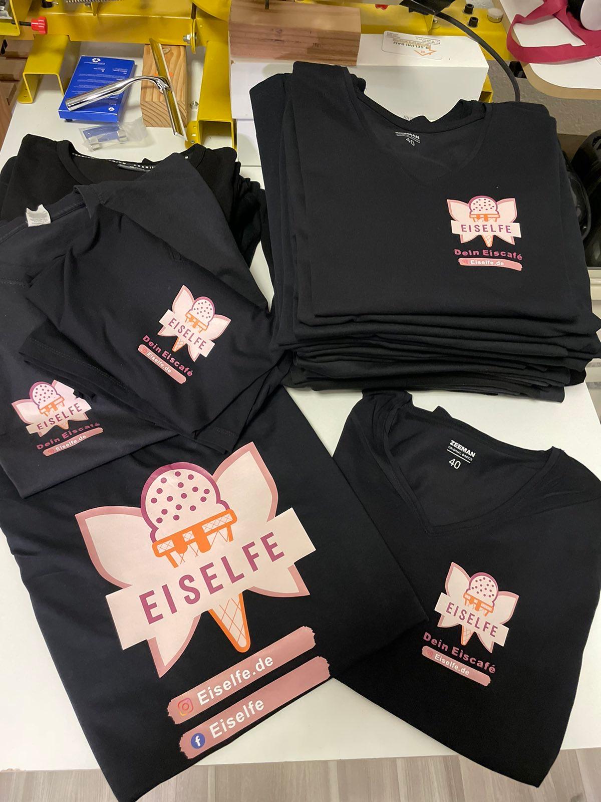Eiselfe Eiscafé – Textilauflage